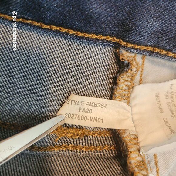 Madewell Jeans Size 28 Curvy Hi Rise Skinny Sussex Wash MB354 Tummy Control - Picture 6 of 12